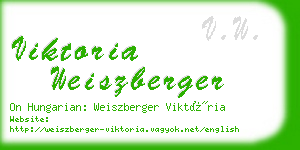 viktoria weiszberger business card